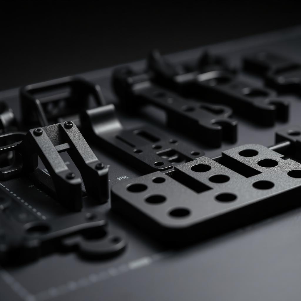 Suportes e presilhas automotivas impressas em 3D