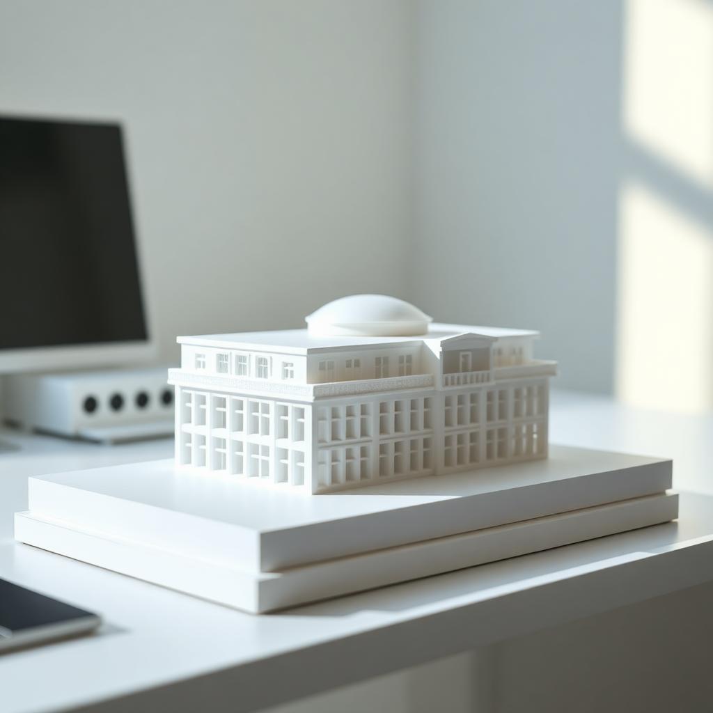 Maquete arquitetônica impressa em 3D